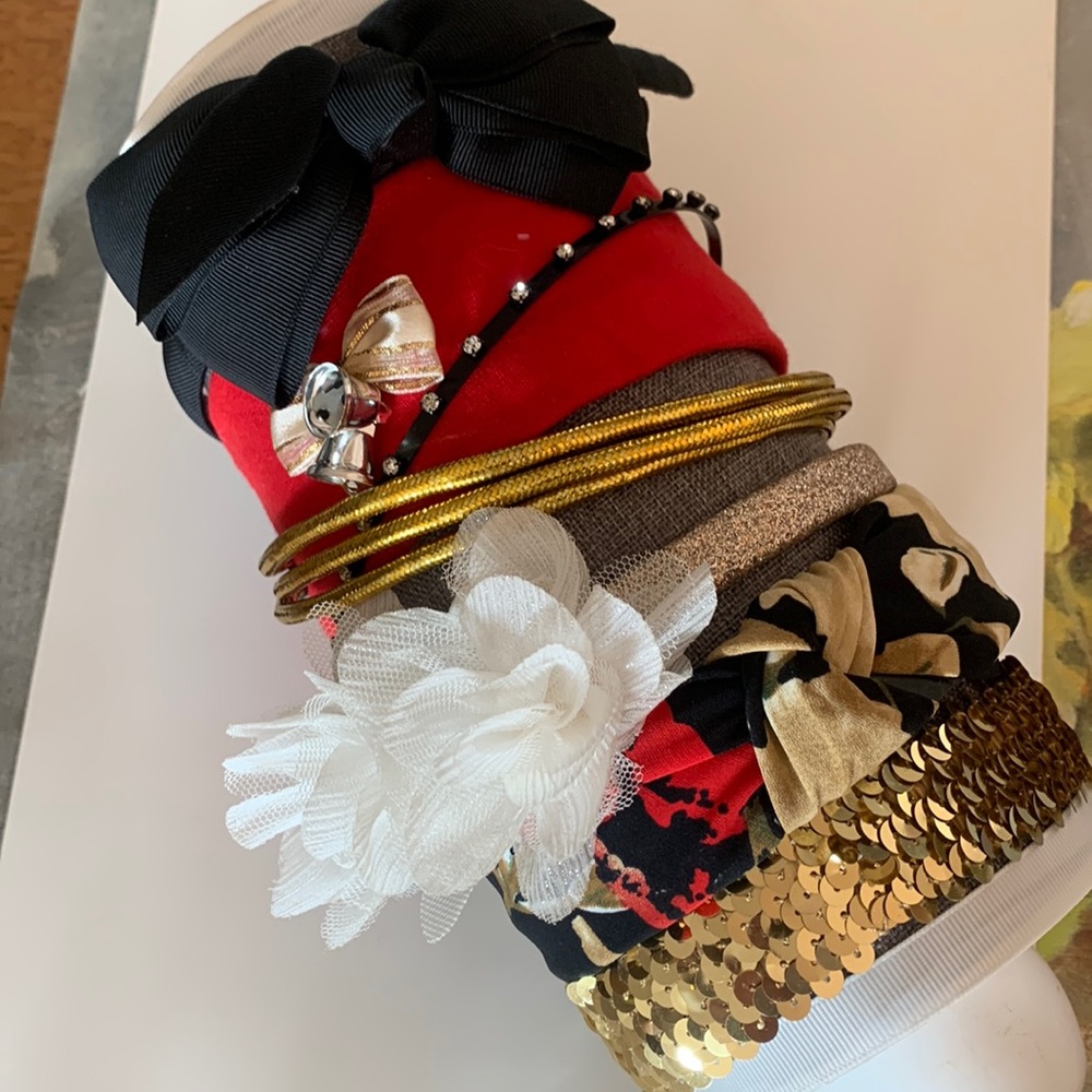 7 piece assorted headband lot